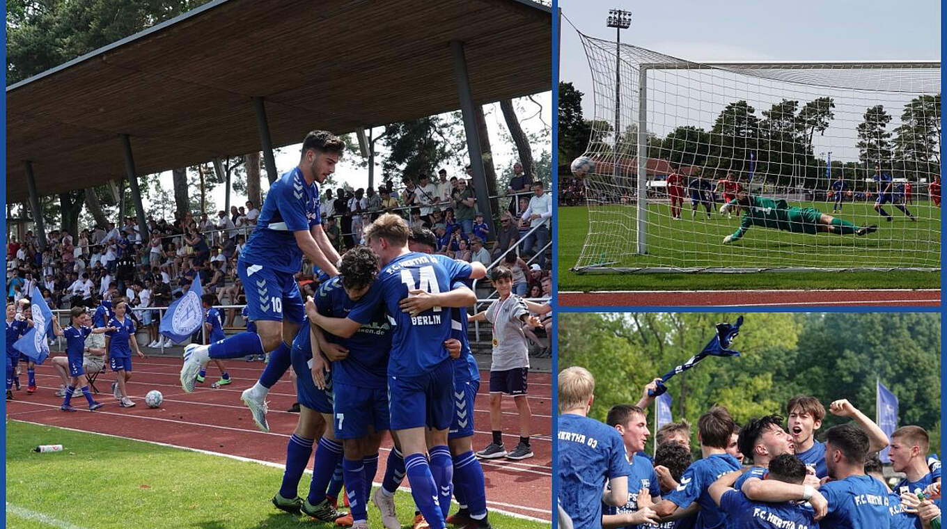 Vor 52 Jahren A-Junioren-Meister und nun zurück: Hertha Zehlendorf © Hertha Zehlendorf