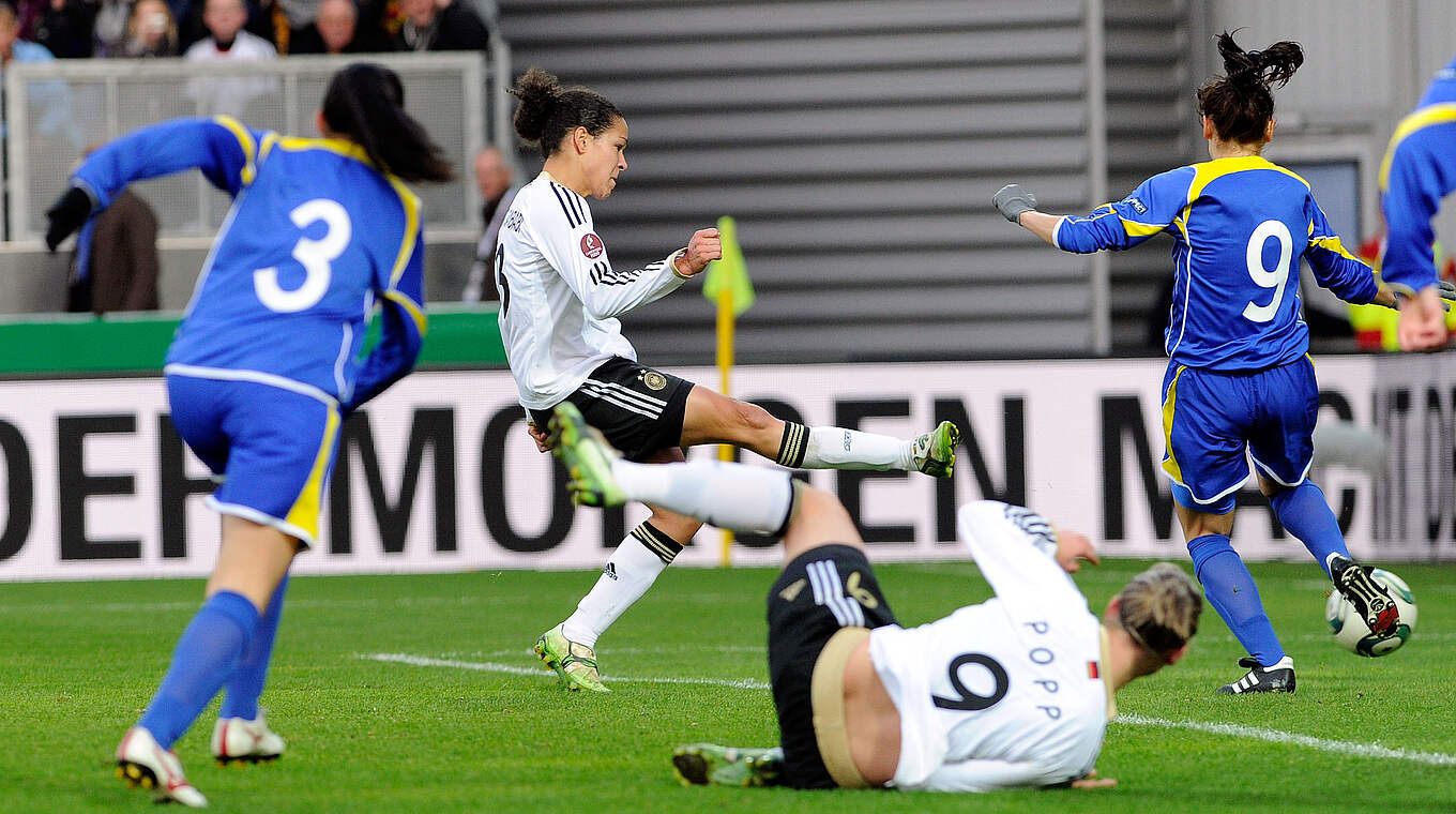 Höchster Sieg der Geschichte: Die DFB-Frauen schlagen 2011 Kasachstan mit 17:0 © Getty Images