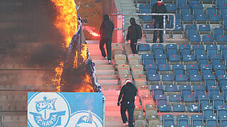 Unsportliches Verhalten der Fans: Geldstrafe für Hansa Rostock © Getty Images