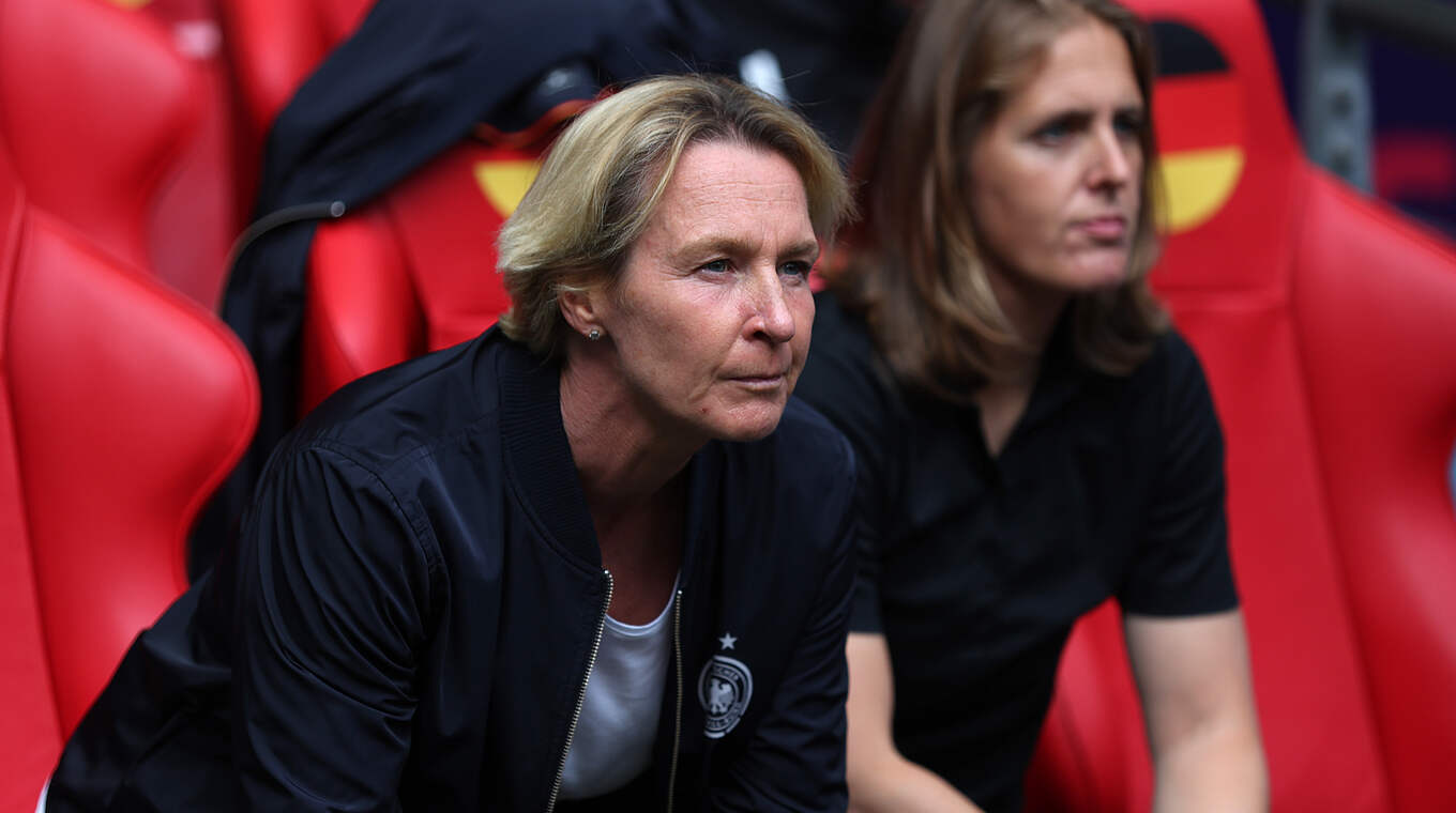 Martina Voss-Tecklenburg, Britta Carlson © DFB/Maja Hitij/Getty Images