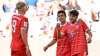 Beginnt die Saison mit einem Heimspiel gegen 1860 München: die U 19 des FC Bayern © imago