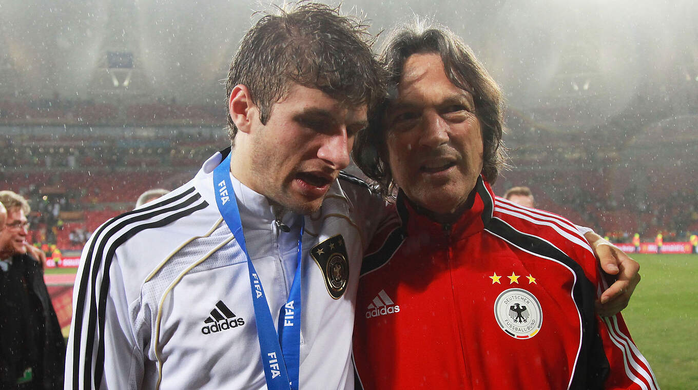 Thomas Müller und Dr. Hans-Wilhelm Müller-Wohlfahrt © Getty Images