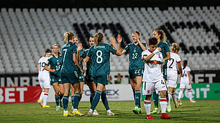 Germany scored eight goals as they defeated Bulgaria. © Maja Hitij/Getty Images for DFB