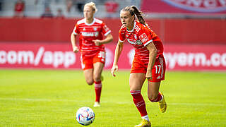 Steuerte einen Treffer zum Münchner Kantersieg bei: Nationalspielerin Klara Bühl © imago