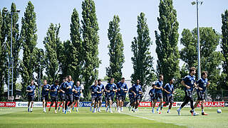 Letztes Trainingslager vor der WM: Das DFB-Team bereitet sich im Oman vor © GES