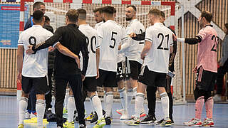 Niederlage trotz guter Leistung: das deutsche Futsal-Team  © Getty Images