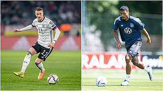 BVB's Reus went off injured against Schalke on Saturday. © GES/Thomas Eisenhuth/ Collage DFB