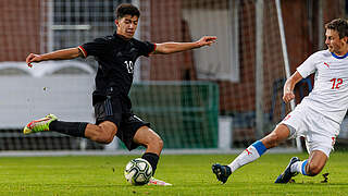 Heute in Zlin gegen die USA gefordert: Ibrahim Maza (l.) und die deutsche U 18 © Getty Images