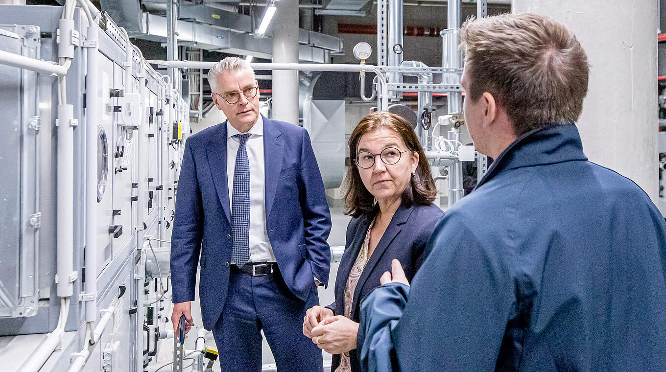 Heike Ullrich: "Nachhaltiges Handeln ist eins der wichtigsten Themen unserer Zeit" © Julius Nieweler/ DFB