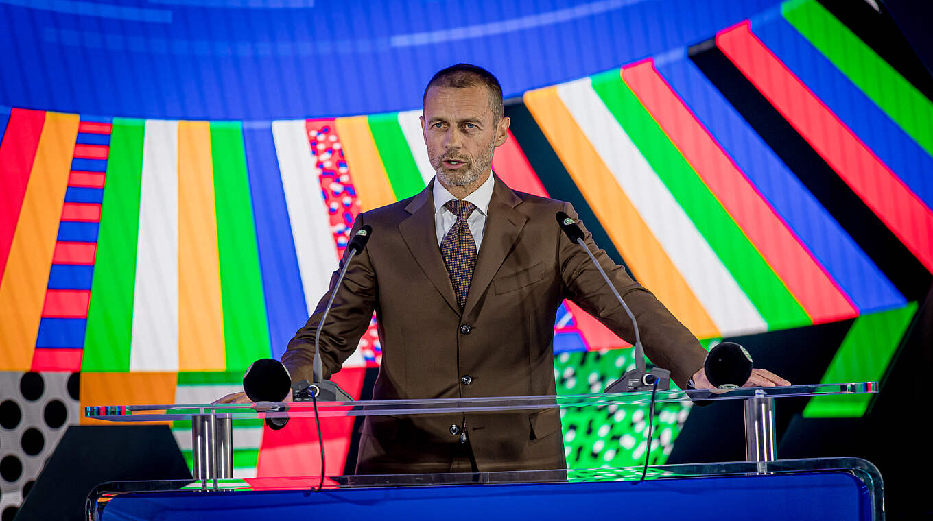 UEFA-Präsident Aleksander Ceferin © Yuliia Perekopaiko/DFB