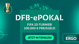 Geht dieses Jahr in die dritte Runde: Der DFB-ePokal powered by Ergo © DFB