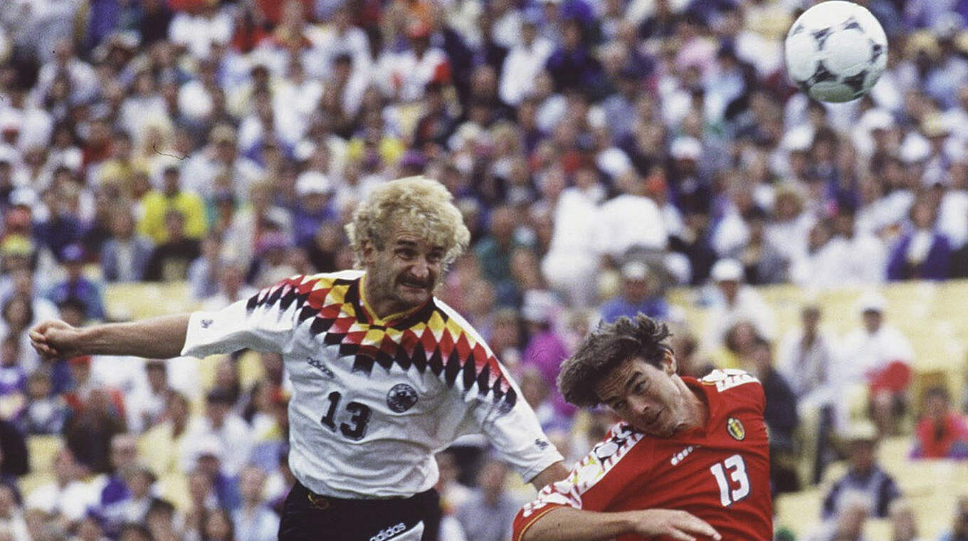 Erzielt bei der WM 1994 sein letztes Tor für die Nationalmannschaft: Rudi Völler © Beate Mueller/Bongarts/Getty Images
