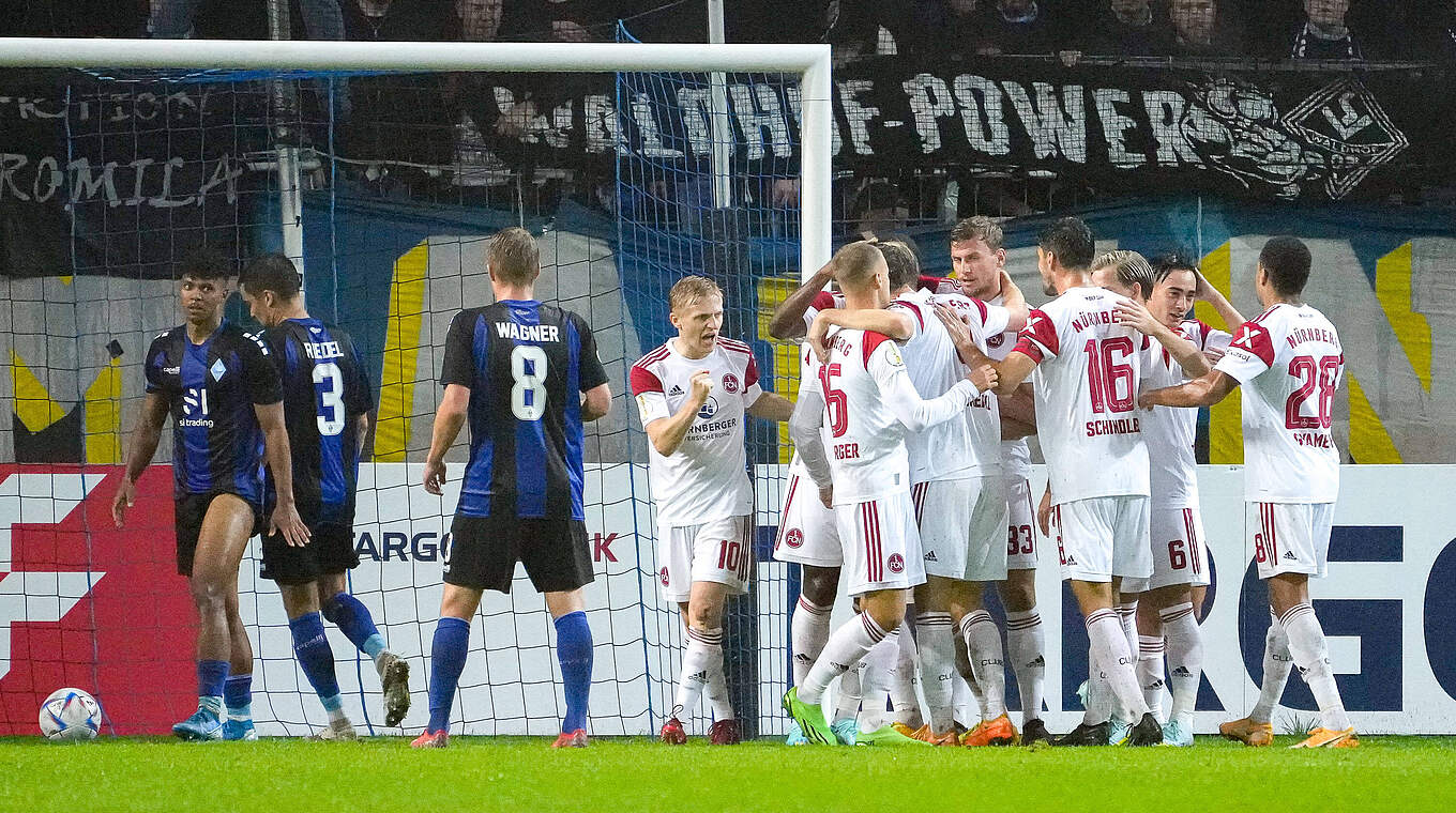Nürnberg won 1-0 in Mannheim © imago
