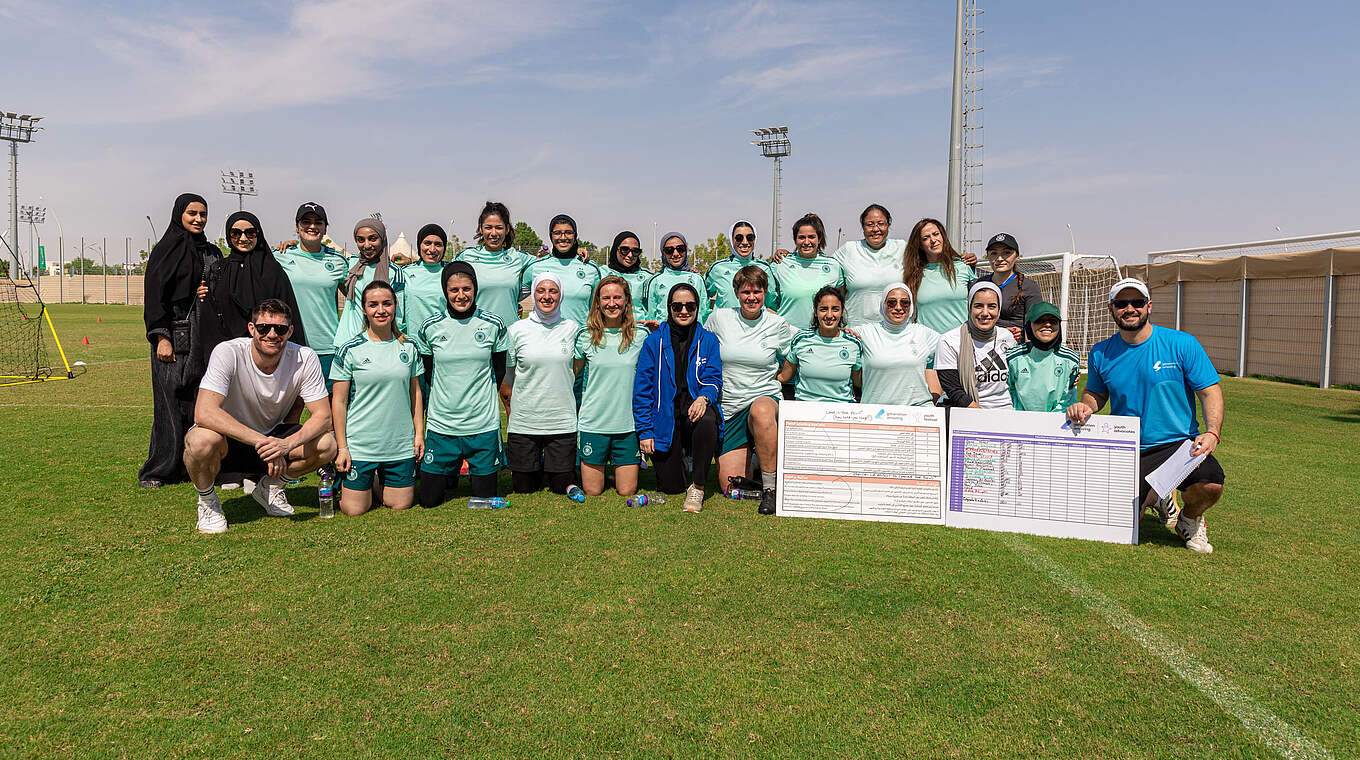 20 Teilnehmerinnen aus dem Nahen und Mittleren Osten: "Future Leaders in Football" © Generation Amazing Foundation