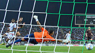 Niclas Füllkrug netted the winner on his Germany debut  © GES Sportfoto