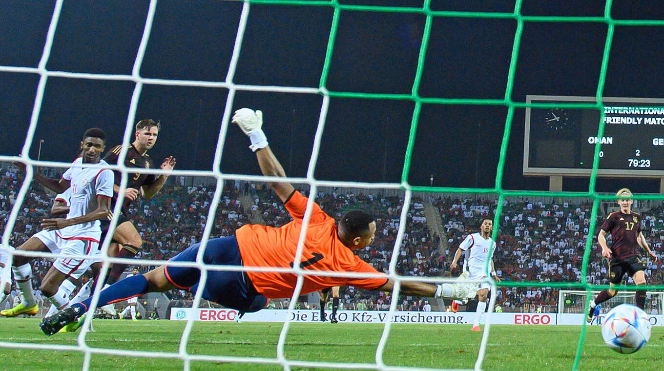 Niclas Füllkrug netted the winner on his Germany debut  © GES Sportfoto