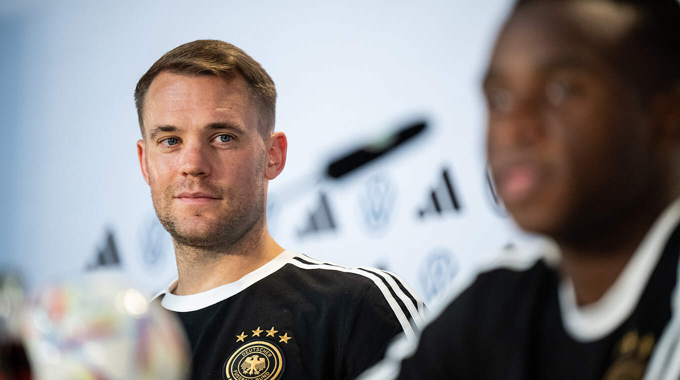 Manuel Neuer: "We have a very strong defence and are optimistic about this area" © GES/Marvin Ibo Güngör