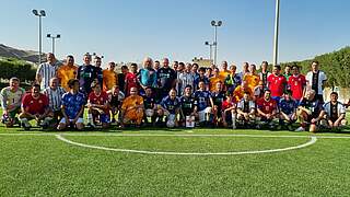 Friedliches Fußballfest: Fans aus sechs Nationen im sportlichen Wettkampf © Fan Club Nationalmannschaft