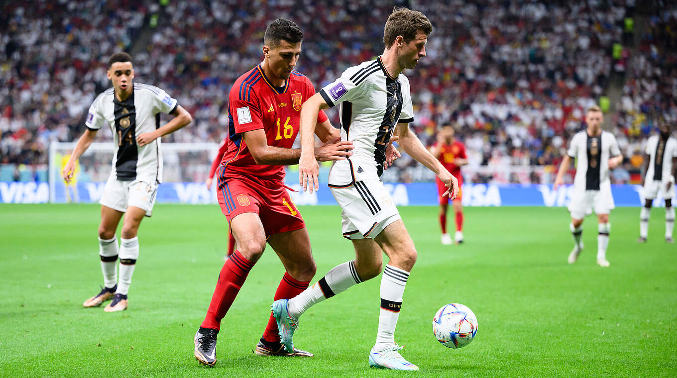 Rodri, Thomas Müller © GES-Sportfoto