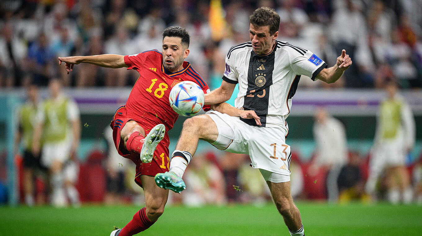 Thomas Müller: "You’re always going to have to suffer against Spain" © GES-Sportfoto