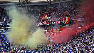 Pyrotechnik im Zuschauerblock: Union Berlin wird mit Geldstrafe belegt © imago