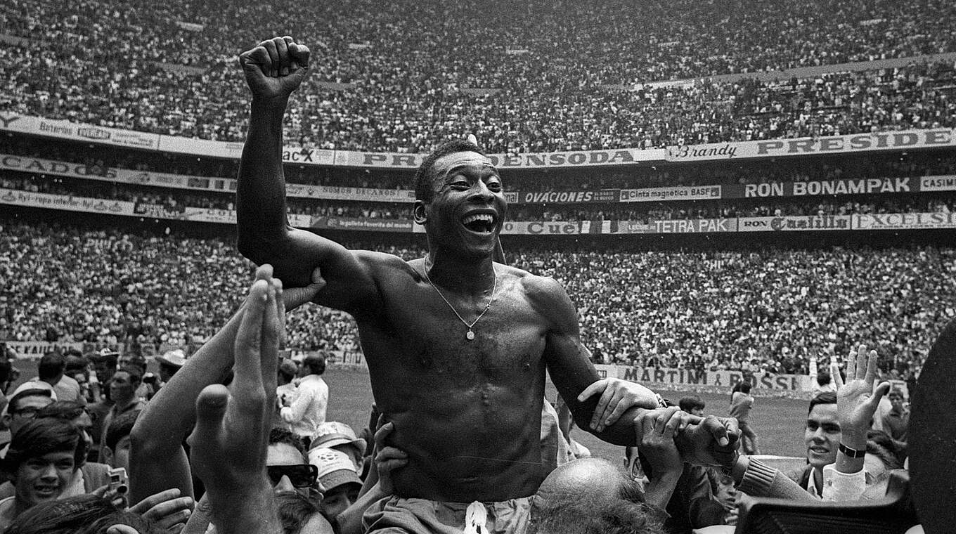WM 1970: Pelé gewinnt in Mexiko-Stadt seinen dritten WM-Titel © Imago Images