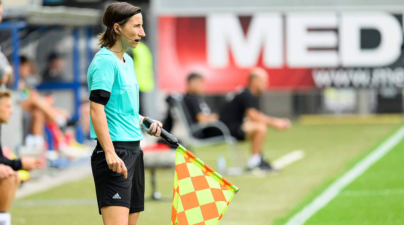 War schon bei der Frauen-WM 2019 als Assistentin aktiv: Katrin Rafalski © IMAGO / PaetzelPress