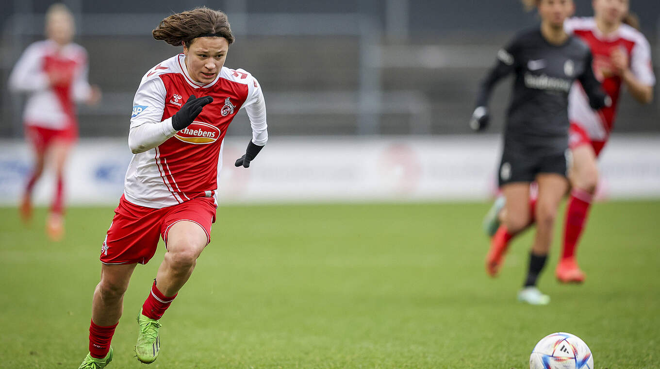 "Ich bin gespannt, was für uns noch möglich ist": Alicia Gudorf und der 1. FC Köln © imago