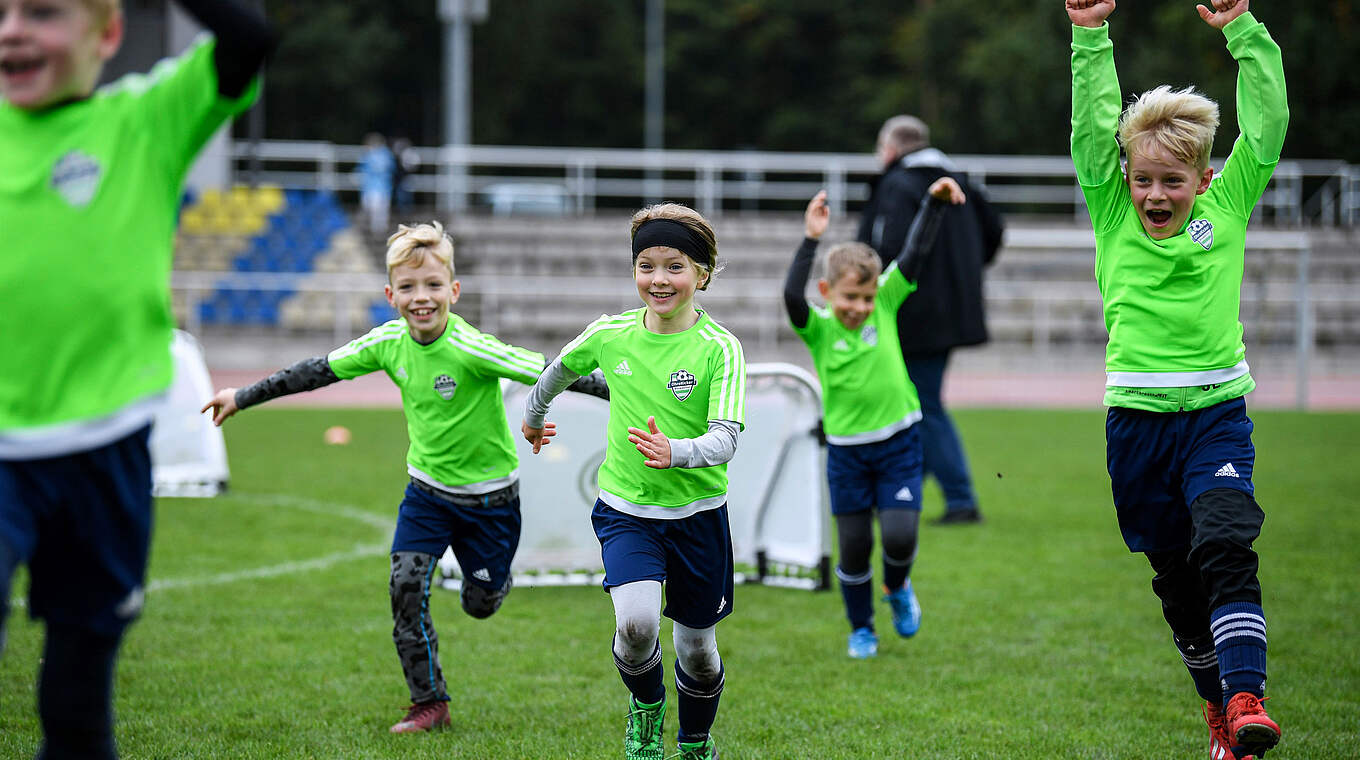 Kindertrainer*in-Lehrgang: Programm wurde mit dem DFB-Team im Basisfußball realisiert © DFB