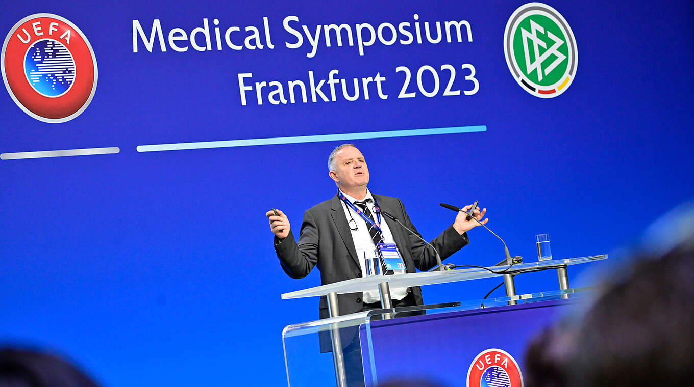 Referierte beim UEFA Medical Symposium: Jens Kleinefeld © Getty Images/UEFA