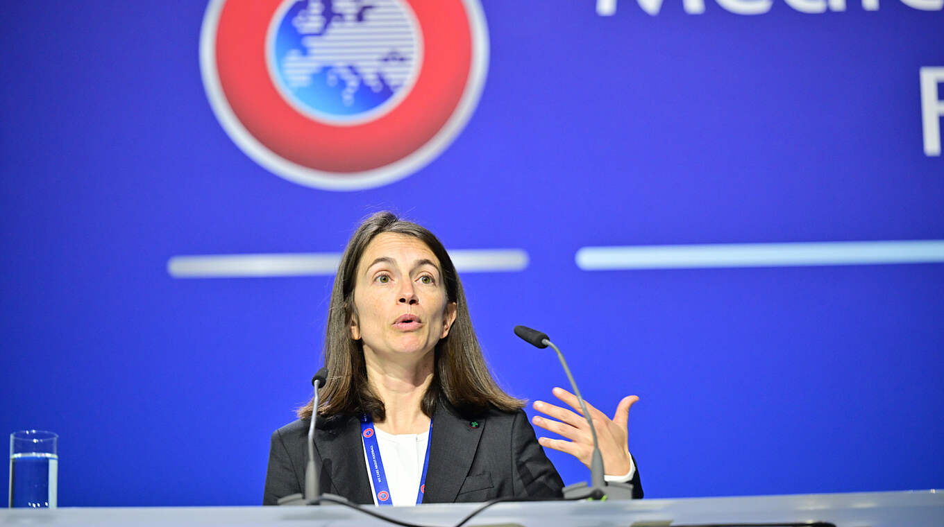 Rita Tomás: "Leider gibt es wenig Forschung und Daten zur Menstruation im Fußball" © UEFA/Getty Image