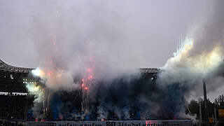 Wegen Pyrotechnik der Fans mit einer Geldstrafe belegt: Karlsruher SC © imago