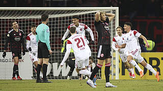 Nürnberg survive a penalty shootout to advance to the next round. © Getty Images