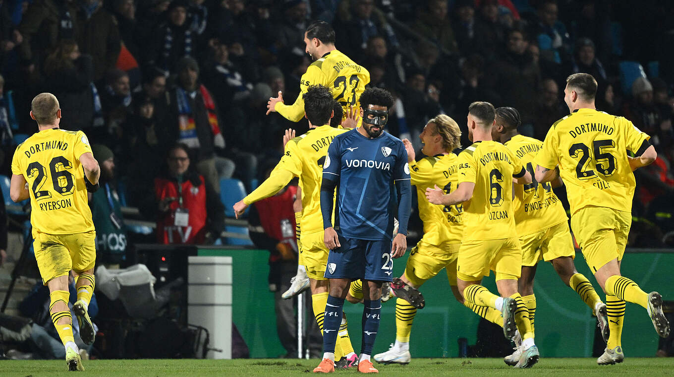 2:1 In Bochum: BVB Komplettiert Viertelfinale :: DFB - Deutscher ...