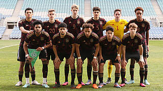 Spielt zum Turnierabschluss gegen die Niederlande: Deutschands U 17-Junioren © Olho Digital