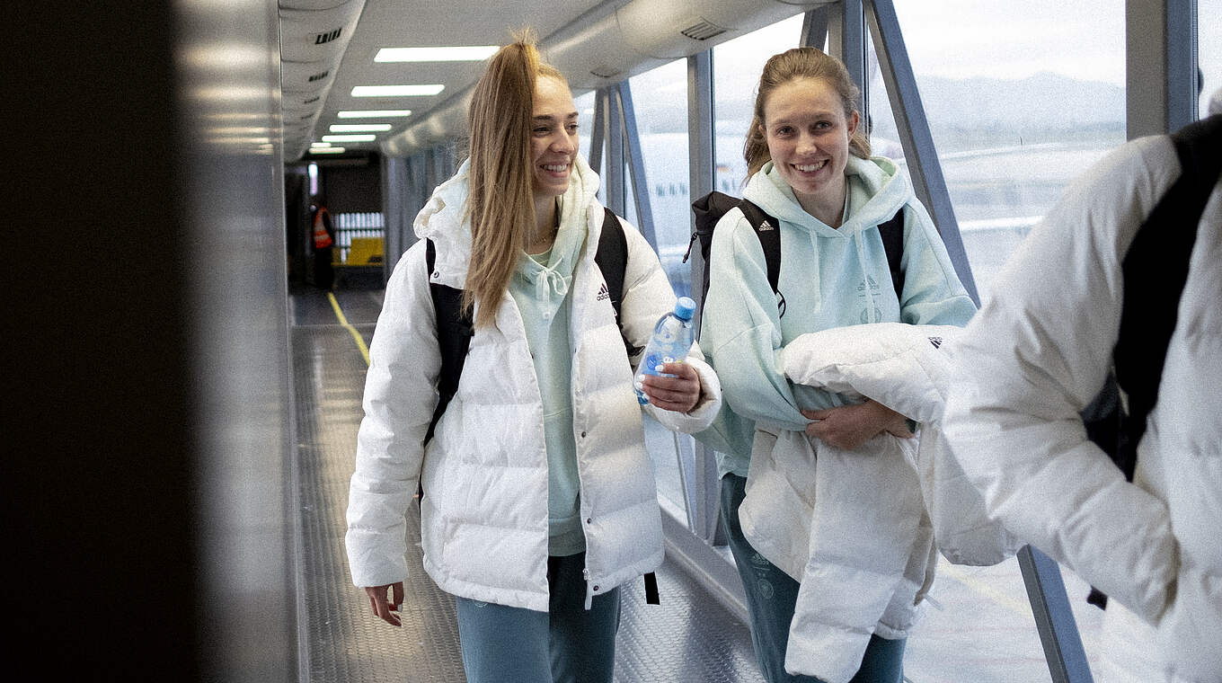 Sophia Kleinherne (l.) und Jana Feldkamp © Thomas Böcker/DFB