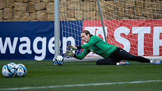 Ann-Katrin Berger came in the top three in the vote for the Best FIFA Women’s Goalkeeper. © 
