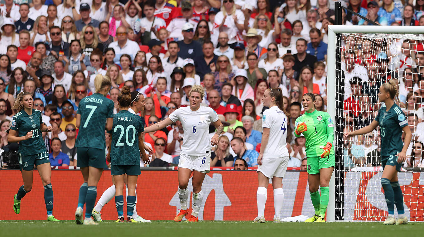 87.192 Fans im Wembley-Stadion: England gegen Deutschland im EM-Finale 2022 © Imago Images