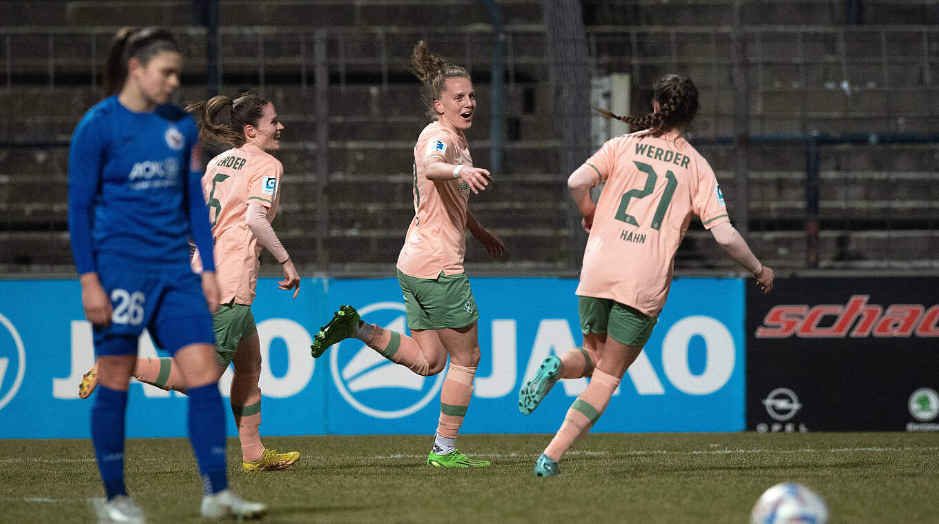 Seit vier Partien ungeschlagen: Werder Bremen gewinnt das Kellerduell in Potsdam © imago