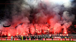 Auch wegen Pyrotechnik mit Geldstrafe belegt: Eintracht Frankfurt © Getty Images