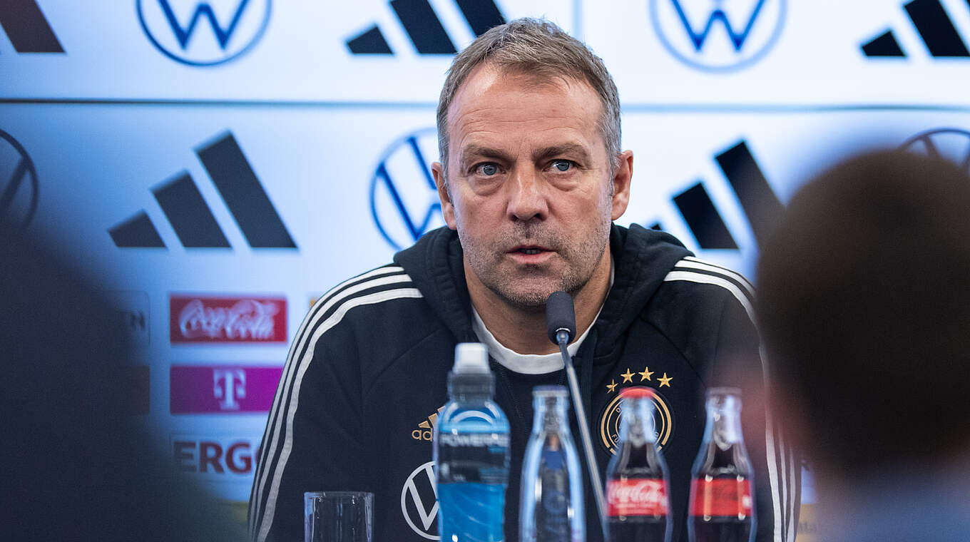Bundestrainer Hansi Flick: "Es ist unser Plan, dass alle Neulinge ihr Debüt geben" © GES Sportfoto
