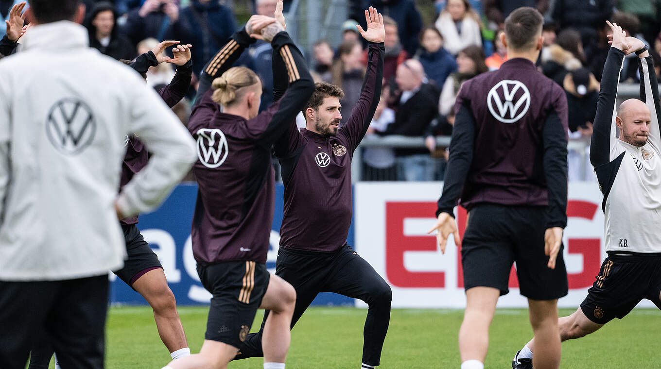 Marius Wolf (l.) und Kevin Trapp (r.) © DFB