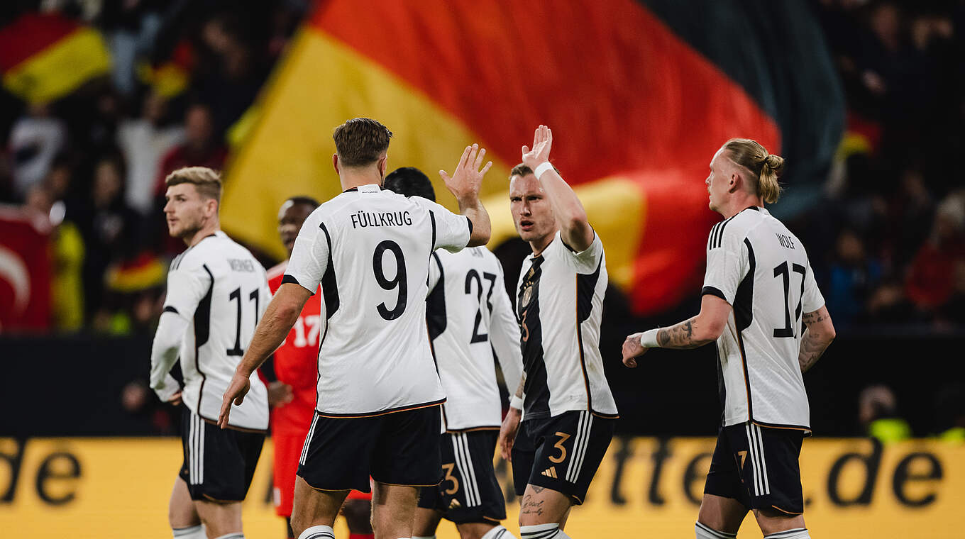 Germany got off to a winning start in 2023 © DFB/GES-Sportfoto