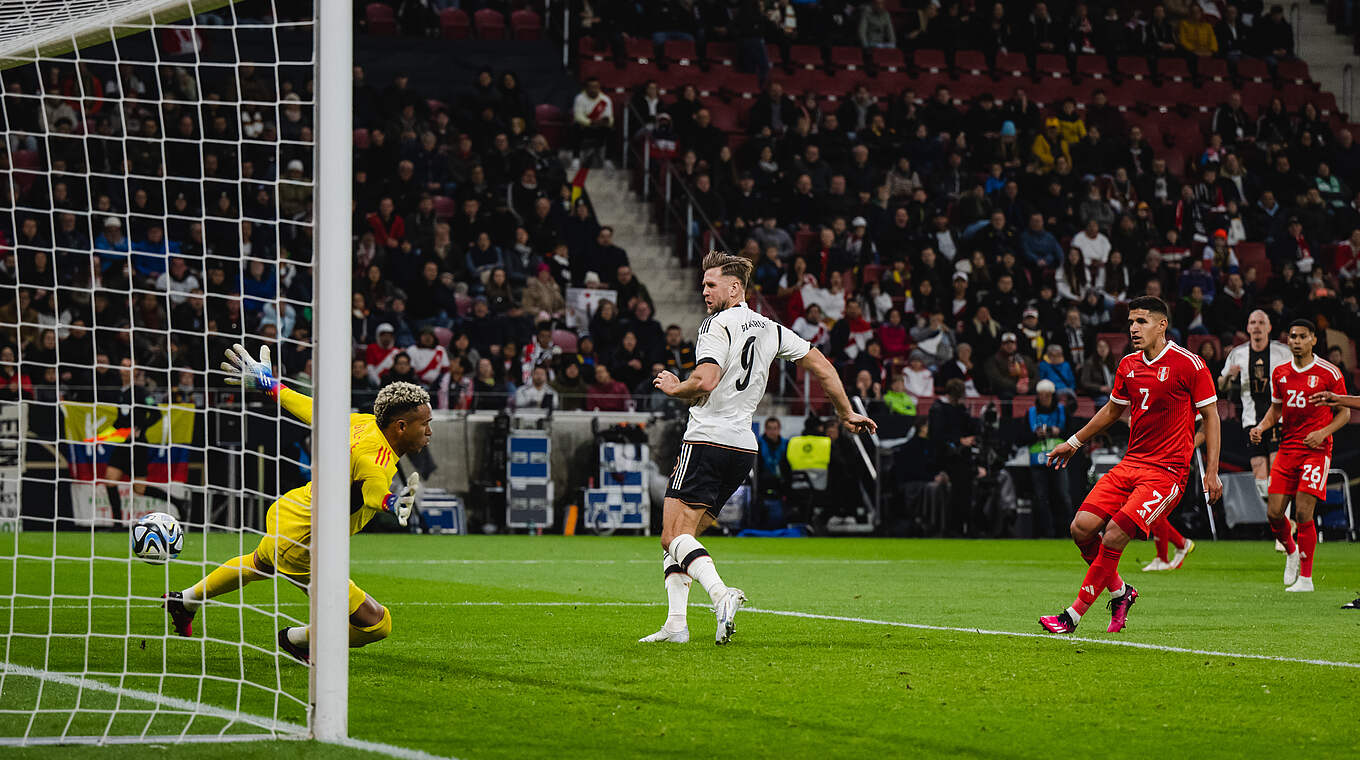 Niclas Füllkrug trifft zur 2:0-Führung  © DFB/GES-Sportfoto