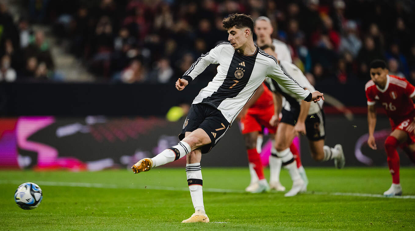 Elfmeter verschossen: Kai Havertz © DFB/GES-Sportfoto