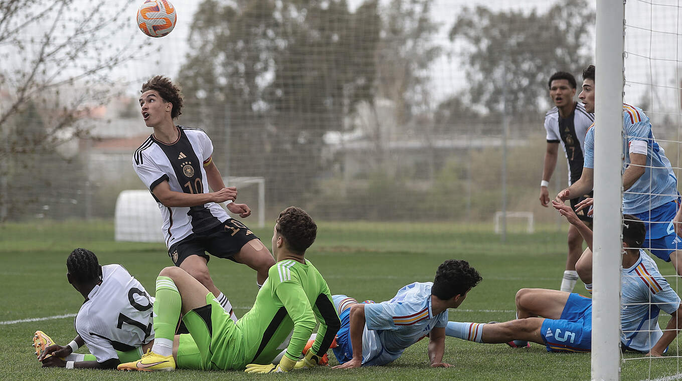 Dramatisches Topspiel gegen Spanien: U 17 unterliegt unglücklich © 2023 Getty Images