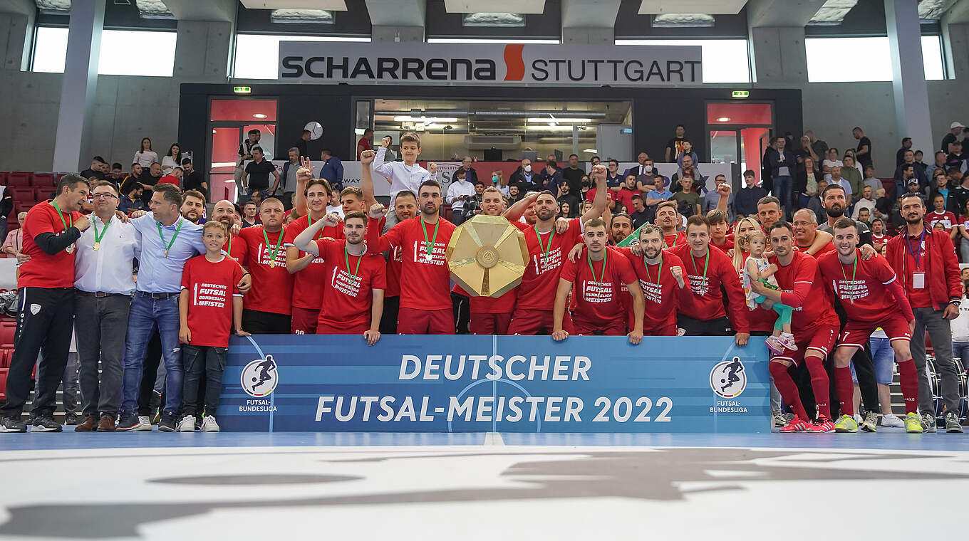 Der Premierensieger der Meisterrunde: Stuttgarter Futsal Club © Christian Kaspar-Bartke/Getty Images