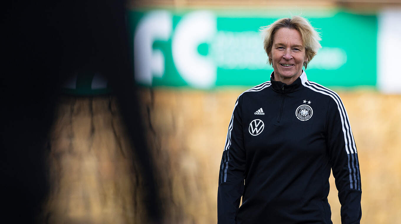 Voss-Tecklenburg: "Wir spielen gegen zwei Teams, die uns stressen werden" © Thomas Böcker/DFB