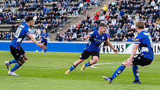 Hinspiel gedreht: Bielefeld bezwingt Schalke und zieht ins Finale ein © GettyImages