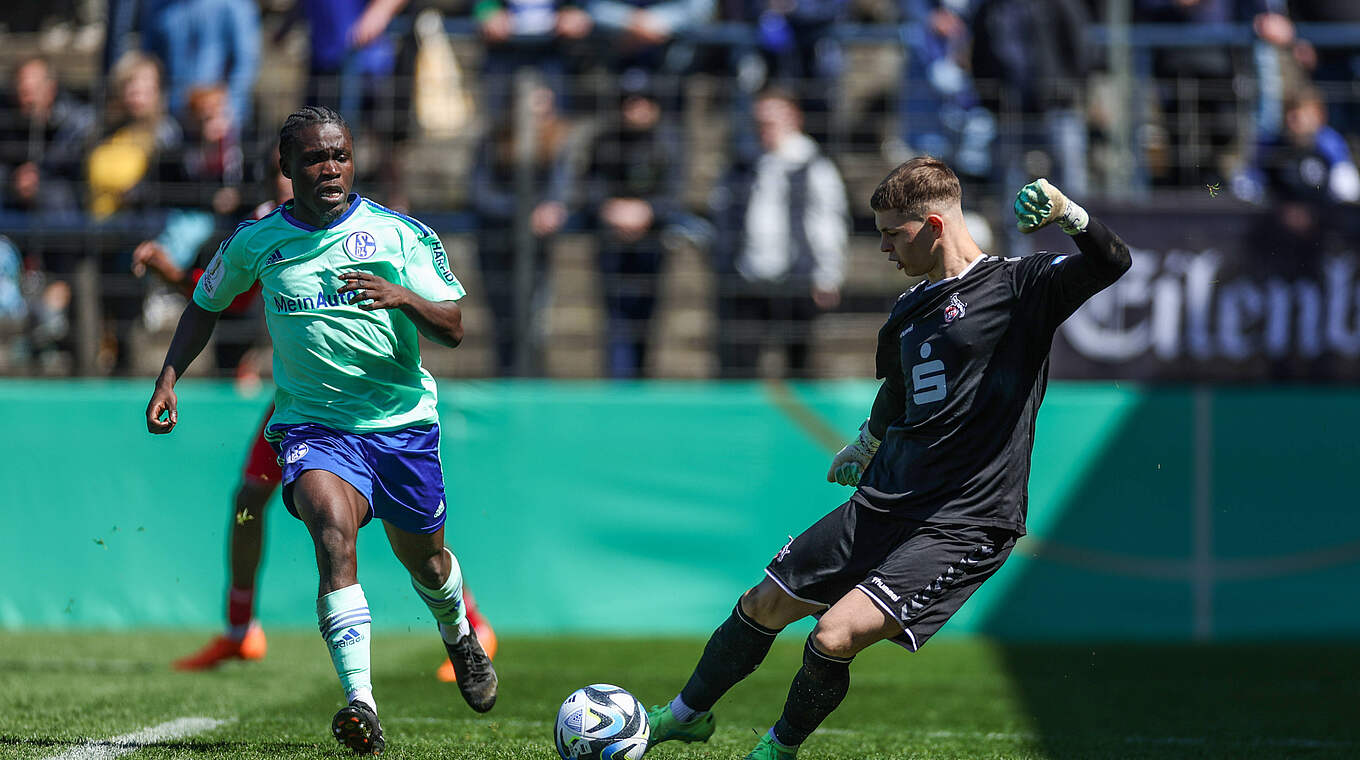 Kelsey Owusu Aninkorah Meisel (l.) und Alessandro Blazic  © Imago Images